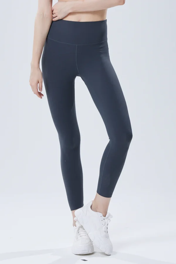 Women Ultra Soft Seamless High-Waist Plain Yoga Leggings - Image 7